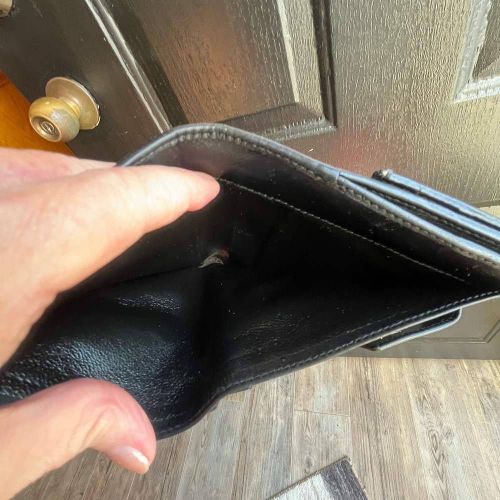 Gucci Black Denim and Leather wallet - Picture 5 of 7